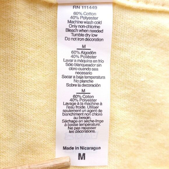 Watermans Brewing Co T Shirt Medium Abundant Sunshine IPA Retro Yellow NC Coast - Picture 6 of 13